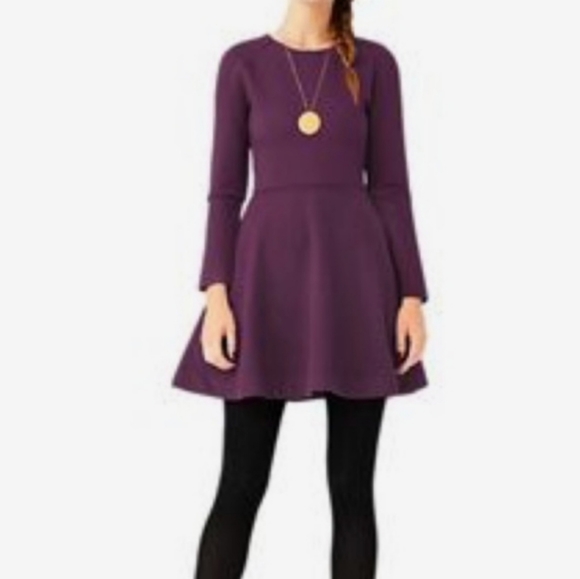 kate spade Dresses & Skirts - Kate Spade Saturday Purple Plum Wool Skater Dress